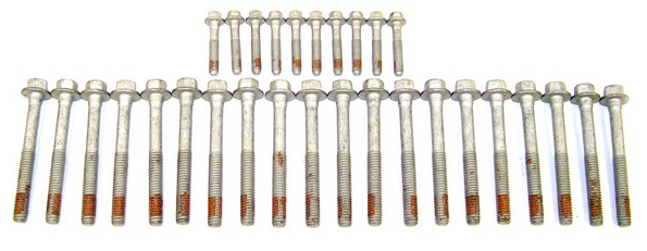 Head Bolt Kit - Compatible With : Buick 5.3L V8  2007-2009 - Cadillac 5.3/5.7/6.0/6.2L 2005-2015 - Chevy 4.8/5.3/6.0/6.2/7.0L 2004-2017